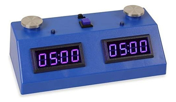 Reloj De Ajedrez Digital Azul Zmf-ii 0