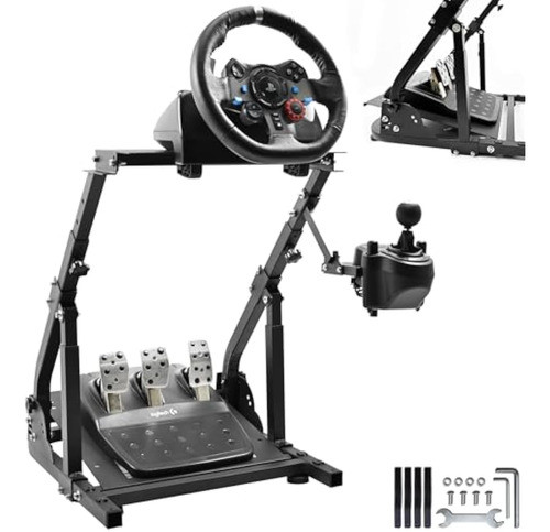 Anman High Stability Racing Wheel Stand With 0