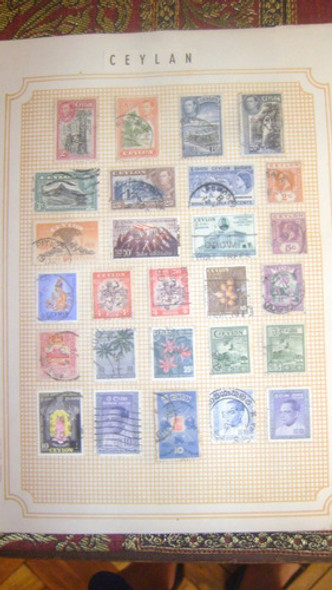 49 Sellos Postales De Ceylan Varias Epocas Lote Xiv-117 1