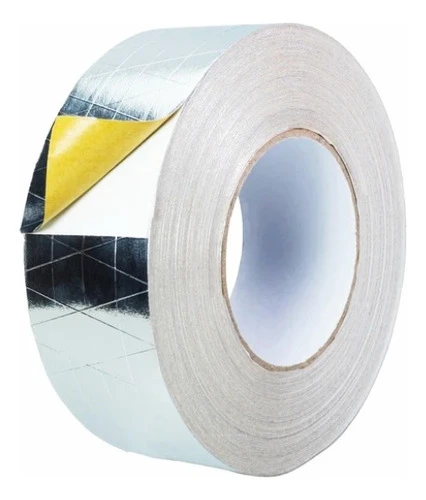 Pack X3 Cinta Aluminio Reforzada Tramada 75mmx50m 90mic Asts 1