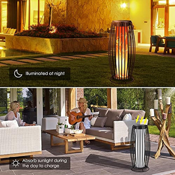 Grand Patio Luces Solares Lámpara De Pie Interior Y Exterior 1