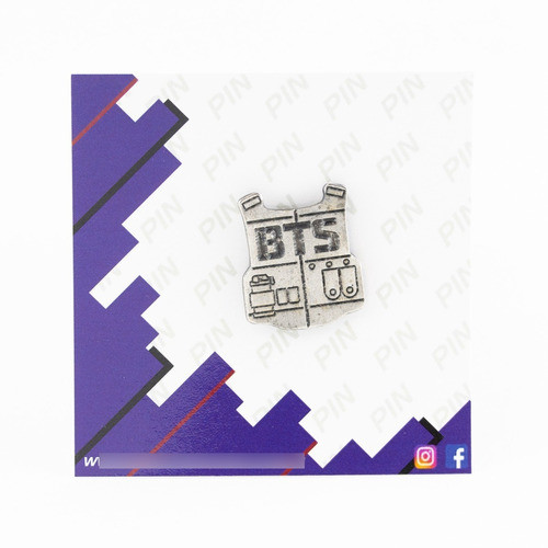 Pin - Bts - Chaleco Logo 1