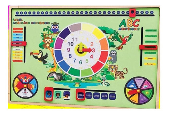Painel Psicomotor - 8 Atividades - Diárias - Montessoriano 0