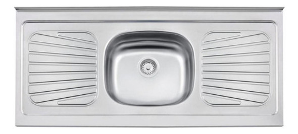 Mesada Pileta Acero Concretada Sensacion 120 Cm 1