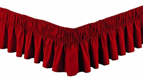 Fancy Collection Twin - Falda De Cama Elástica Envolvente Co 1