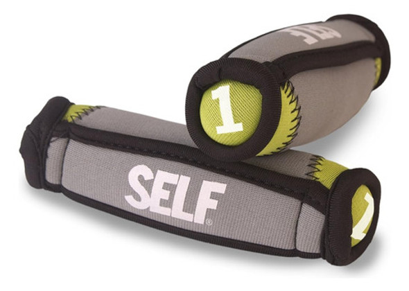 Self Soft Hand Weights, 2 Libras, Verde / Negro 0 Self Soft Hand Weights, 2 Libras, Verde / Negro 0