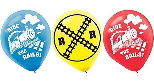Amscan Party Supplies Thomas All Aboard Globos Impresos De L 0