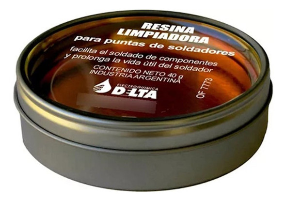 Resina Limpiadora Para Puntas De Soldadoras Delta 0