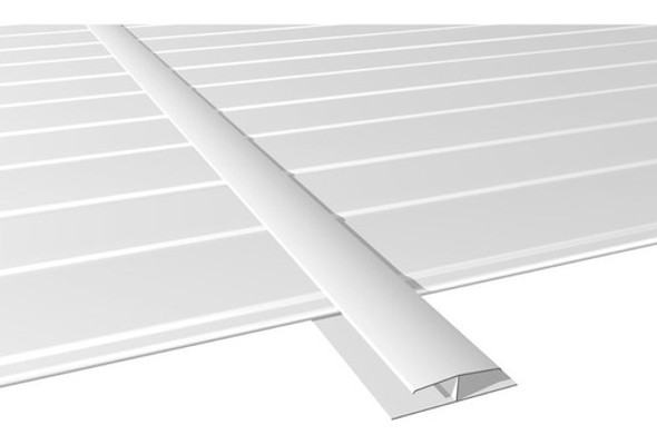 Unión H Cielorraso Tabla Pvc Lambriz Blanco 1
