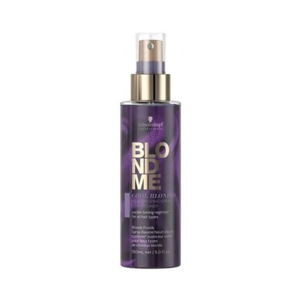 Spray Acondicionador Blondme Cool Blondes Schwarzkopf 150ml 0 Spray Acondicionador Blondme Cool Blondes Schwarzkopf 150ml 0