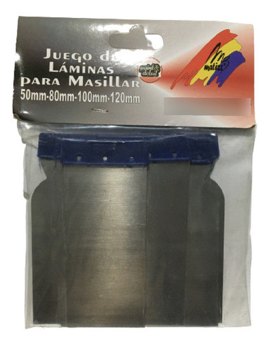 Juego De Laminas Para Masillar 5-8-10-12 Mm 0