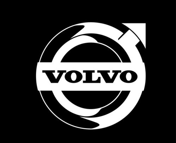 Set X 2 Calcomanías Ploteo Volvo 28 Cm. 0
