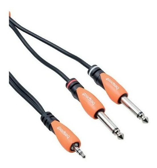 Cable Miniplug A 2 Plug Mono 3 Metros Bespeco Slymsj300 0