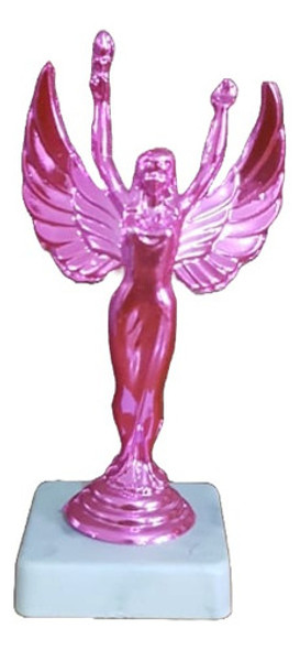 Trofeo Plástico Alada Alado Victoria Rosa 11cm Souvenir 0