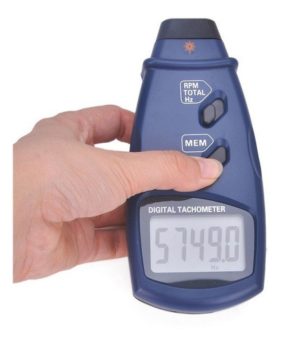 Tacometro Óptico Digital Portátil Hasta 99999 Rpm Dt-2234a 1