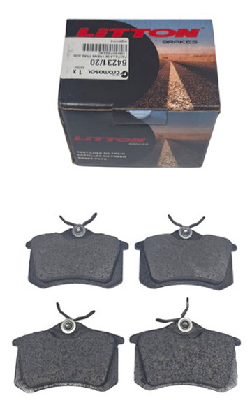 Kit 4 Pastillas De Freno Litton Volkswagen Bora Vento Tras 1 Kit 4 Pastillas De Freno Litton Volkswagen Bora Vento Tras 1