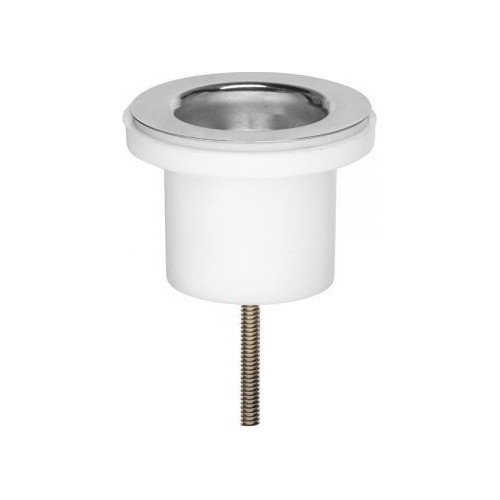 Sopapa Plastica Para Desague Baño 40 Mm Rejilla Acero 0