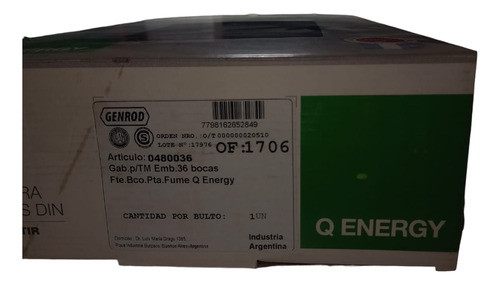 Caja Térmica 36 Bocas De Embutir Genrod 1