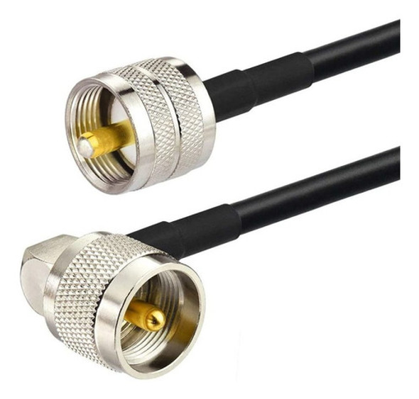 Cable De Puente Pl-259 Macho A Macho | Rg58 / 2 Piezas 1