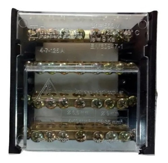 4 7 125a Distribuidor Bipolar 125a 1000v Standard Elent  Stg 1