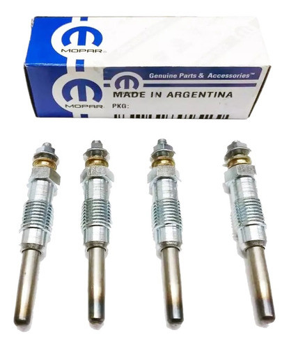 Juego 4 Bujias Precalentamiento Fiat Duna 1.7 D Original 0