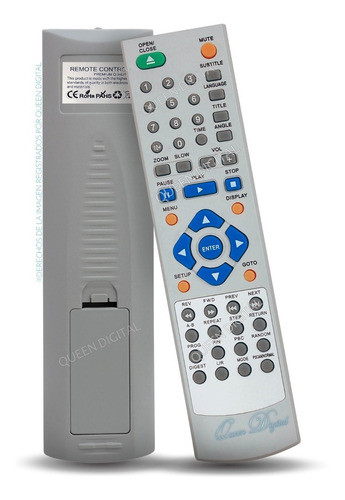 Control Remoto Dvd Para Panoramic Sparkomatic Tamashi Watson 0