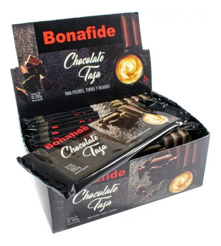 Chocolate Bonafide Para Taza Al 60% 100gr X 6 Unidades 1