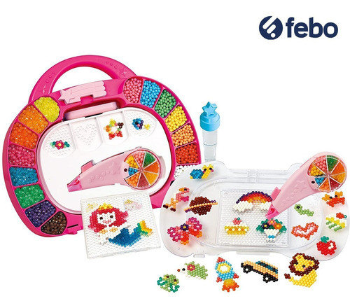 Juego Infantil Aquabeads Estuche + 1200 Cuentas Plantilla Y+ 1