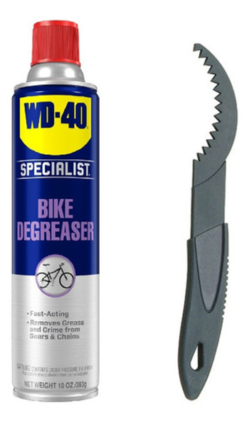 Kit Limpieza Desengrasante Wd-40 Bike + Cepillo Limpia Piñon 0