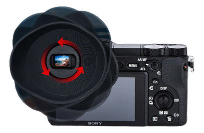 Jjc Silicona Oculares Visor Cambie Sony Fda-ep17 Sombra De O 1
