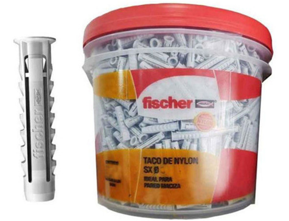 Tacos Fischer Sx Todo Tipo Materiales 10 Mm X 400 Unidades 1