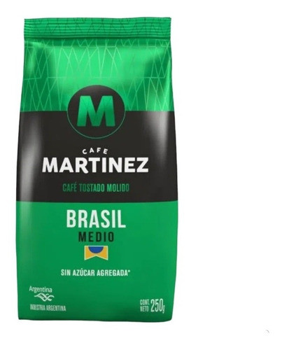 Café Martinez Brasil Tostado Y Molido De 250g 0