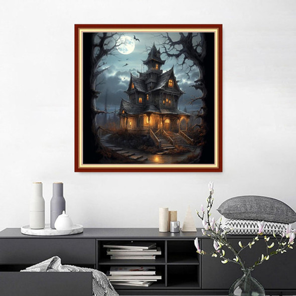 Kit De Bordado Cruzado Principiantes, 45x45 Cm, Casa Mágica 1