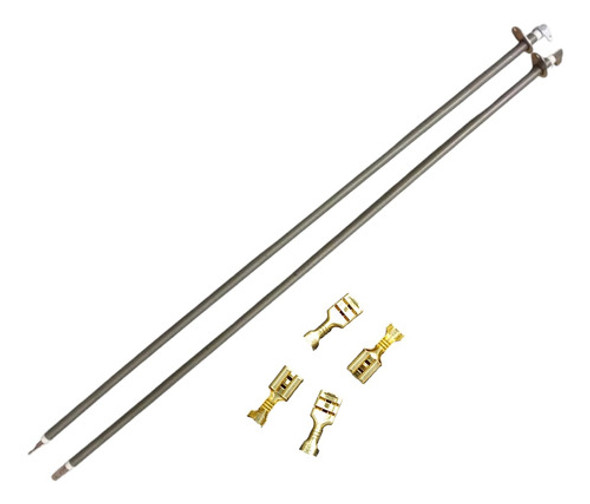 2 Resistencias De Horno Eléctrico 44cm + Terminales 0