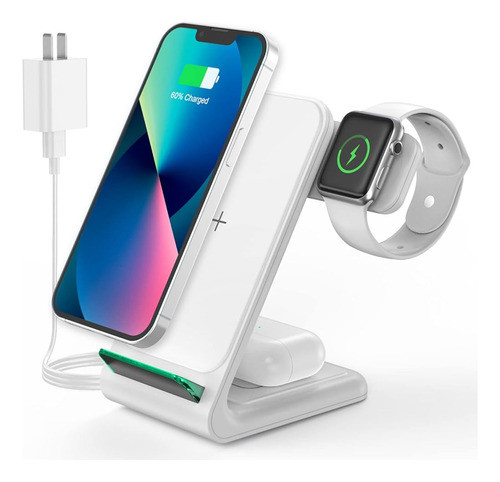 Estación De Carga Inalámbrica Para Apple, Soporte De Cargado 0