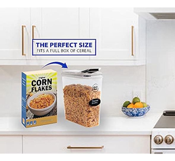 Casa De Plástico Envases Grandes De Cereales Juego De Almace 1