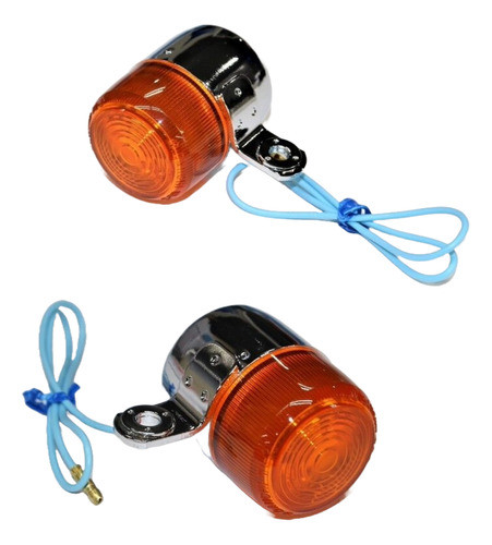 Farol Giro Original Honda St 70 Dax 6 Volts X Par Traseros 0