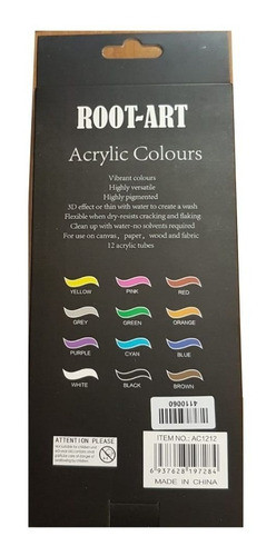 Pintura Acrílica Set 12 Colores Para Lienzo - Piki.uy 1