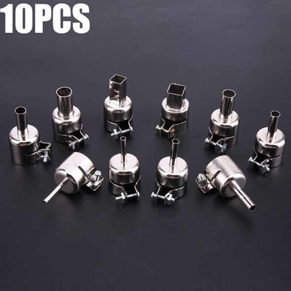 10pcs Calor Pistola Boquillas Soldar Kit Herramienta Para Es 1
