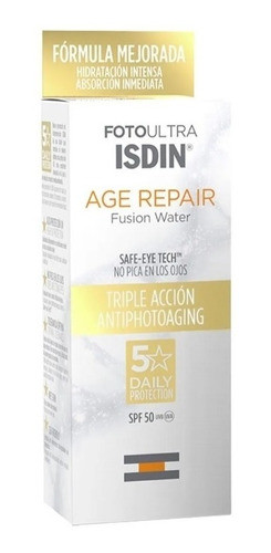 Fotoprotector Isdin Age Repair Fusion Water Fps 50+ X 50 Ml 0