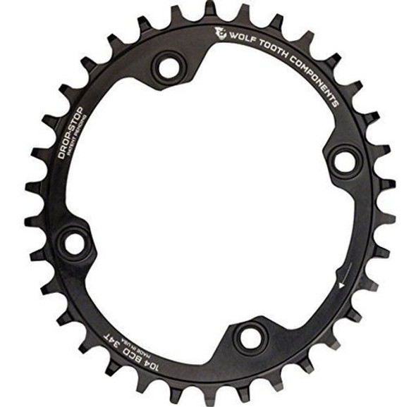 Plato Eliptico Wolf Tooth 104 Bcd - Ovalado 32 Dientes 0 Plato Eliptico Wolf Tooth 104 Bcd - Ovalado 32 Dientes 0