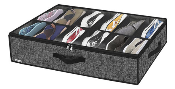 Organizador De 24 Zapatos Zapatillas Para Debajo De La Cama 0