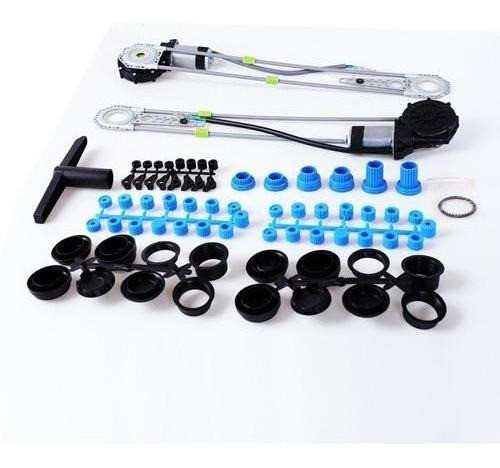 Kit Alzacristal Auto Ix45 2 Vidrios Linga Reforzada Garantía 1