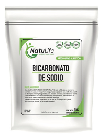 Bicarbonato De Sodio Premium 1 Kg Apto Alimenticio 0