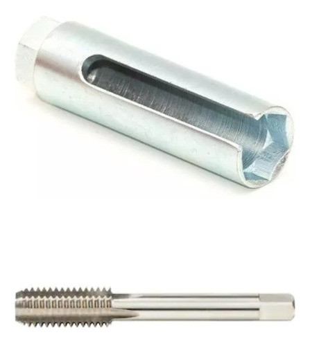 Llave Extraer Sonda Lambda 22mm 1/2  + Macho De Rosca 18x1,5 1