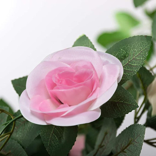 Guirnalda Rosas Artificiales 2.4mts Decoración 2 Unidades 1