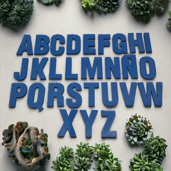 Equipo De Letras 3d Abecedario Abc Tuideaen3d 1