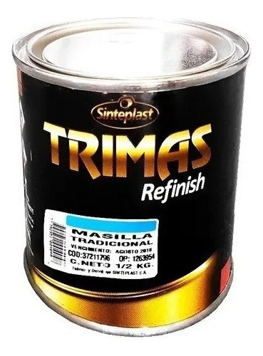 Masilla Plastica Trimas X 1/2 Kg Sinteplast Envios 0
