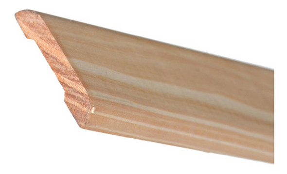 Zocalos Pino Clear 1/2 X3 X 3.00 Mts (70mmx10mm) Redondo 0