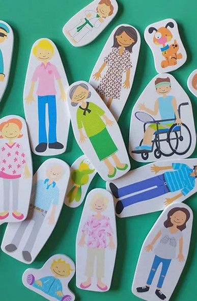 Familia Al Agua Para Jugar En La Bañera 20 Piezas 1